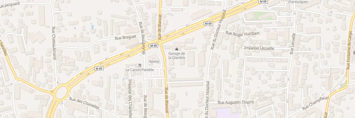 Plan du 106 Rue de Blanzat à Clermont-Ferrand