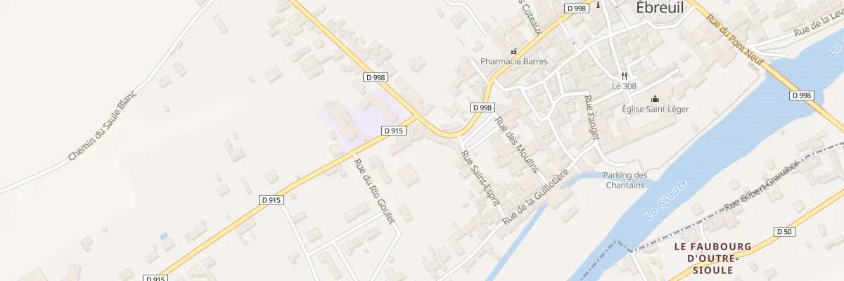 Plan du 43 Rue des Fossés à Ébreuil