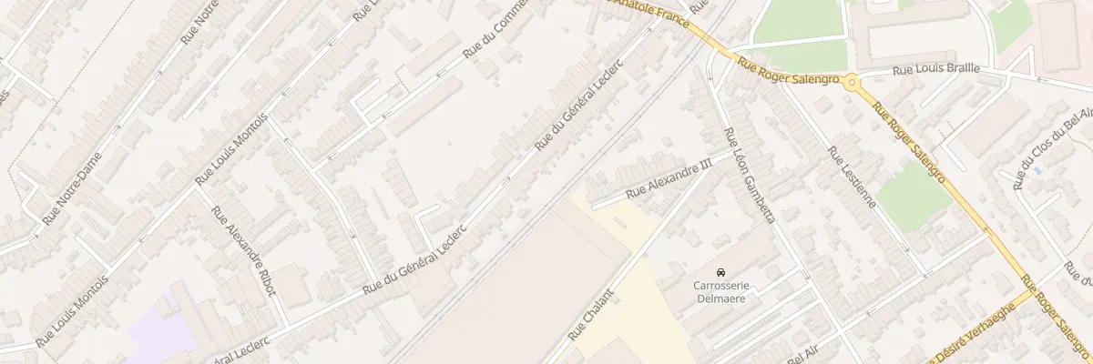 Plan du 162 Rue du Général Leclerc à Ronchin