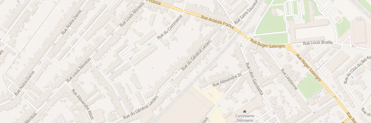 Plan du 165 Rue du Général Leclerc à Ronchin