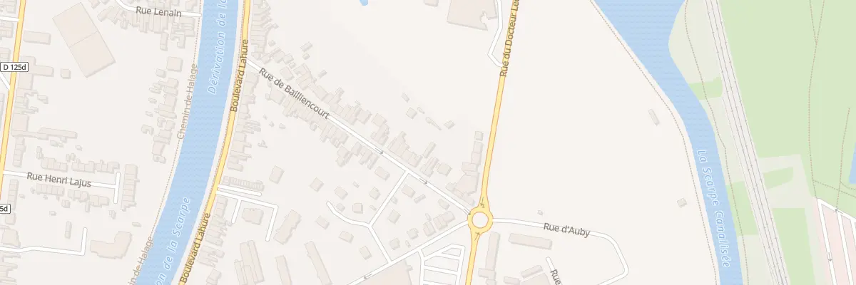 Plan du 78 Rue de Bailliencourt à Douai