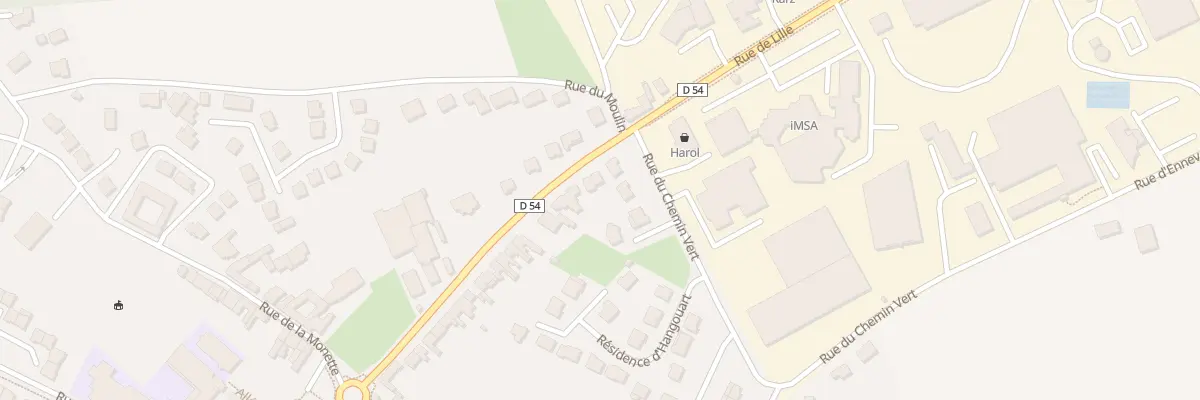 Plan du 58 Rue de Lille à Avelin