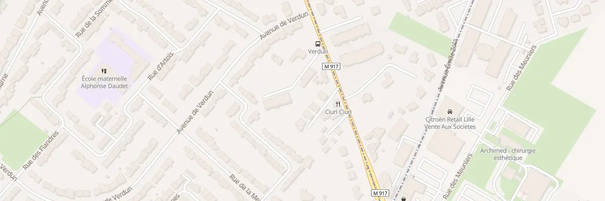 Plan du 341 Av du Général Leclerc à Faches-Thumesnil