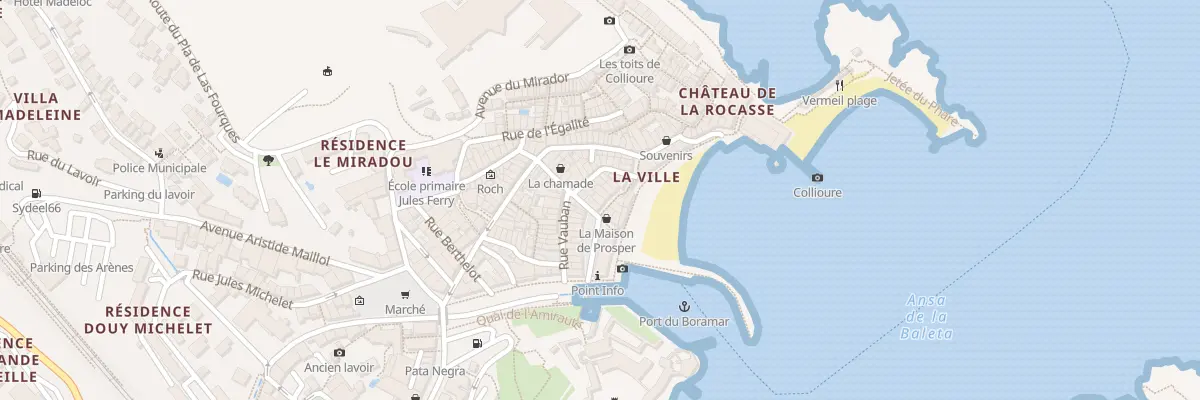 Plan du 12 Rue de la Prud’Homie à Collioure