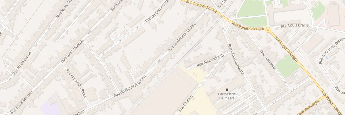 Plan du 166 Rue du Général Leclerc à Ronchin