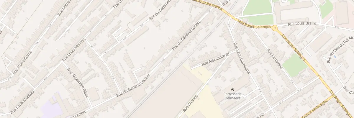 Plan du 164 Rue du Général Leclerc à Ronchin