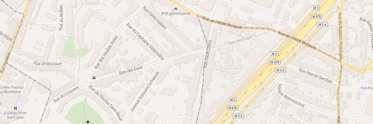 Plan du 44 Rue des Eaux à Marcq-en-Barœul