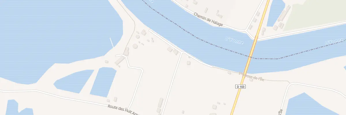 Plan du 20 Rte du Port à Villeneuve-la-Guyard