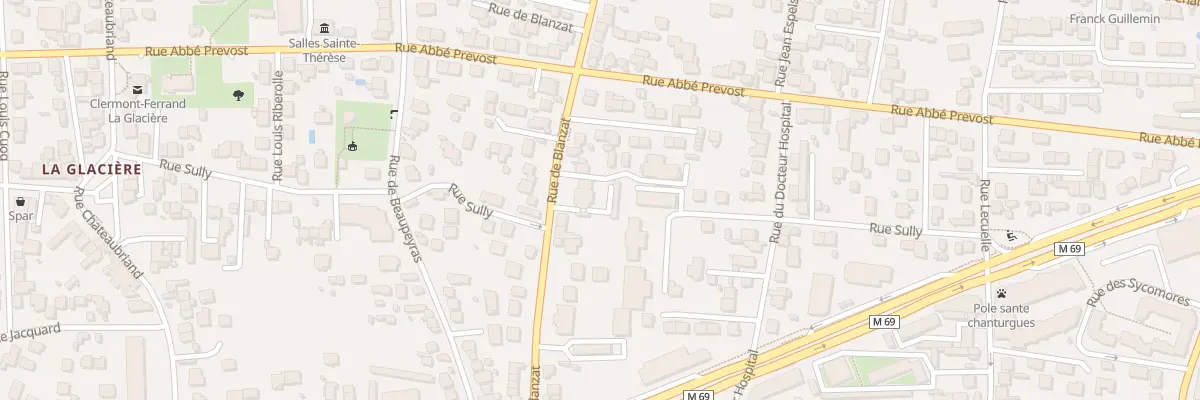 Plan du 144 Rue de Blanzat à Clermont-Ferrand