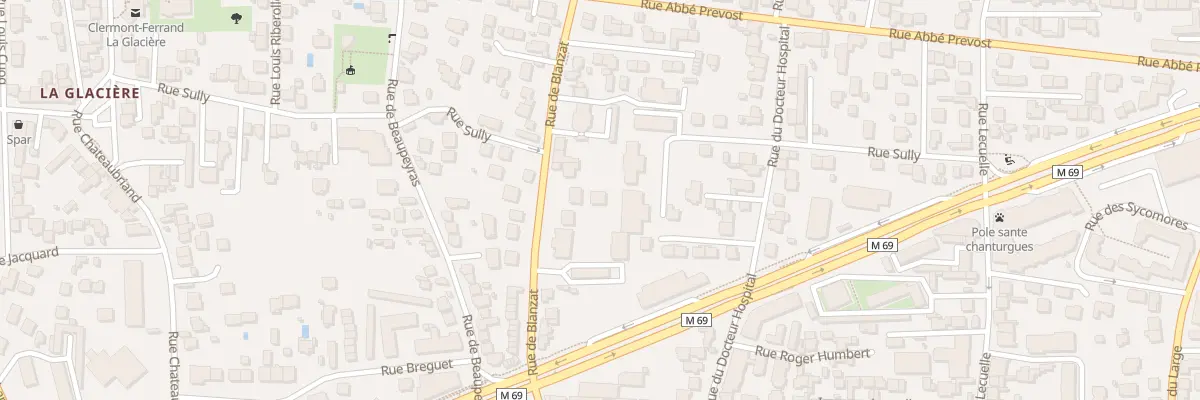Plan du 136 Rue de Blanzat à Clermont-Ferrand