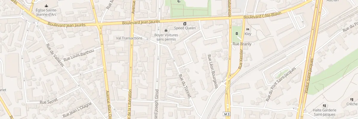 Plan du 23 Rue du Tonnet à Clermont-Ferrand