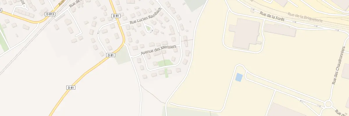 Plan du 5 Av des Merisiers à Villers-Cotterêts