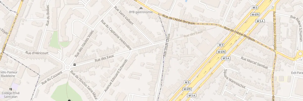 Plan du 46 Rue des Eaux à Marcq-en-Barœul