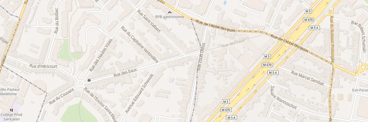 Plan du 48 Rue des Eaux à Marcq-en-Barœul
