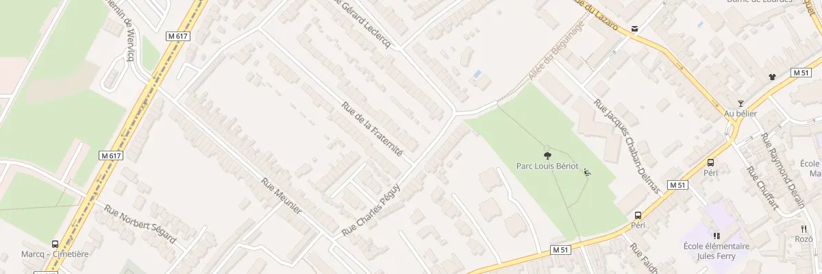 Plan du 4 Rue de la Fraternité à Marcq-en-Barœul