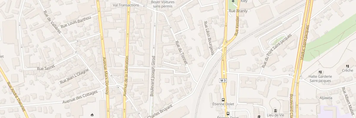 Plan du 36 Rue du Tonnet à Clermont-Ferrand