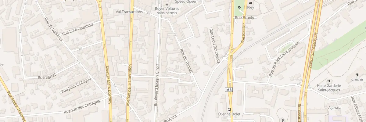 Plan du 34 Rue du Tonnet à Clermont-Ferrand