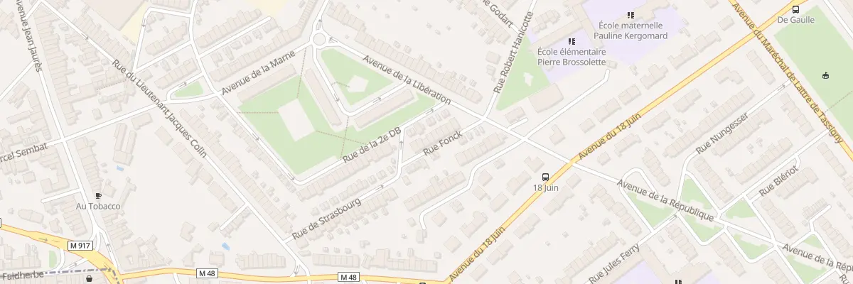 Plan du 14 Rue Fonck à Ronchin