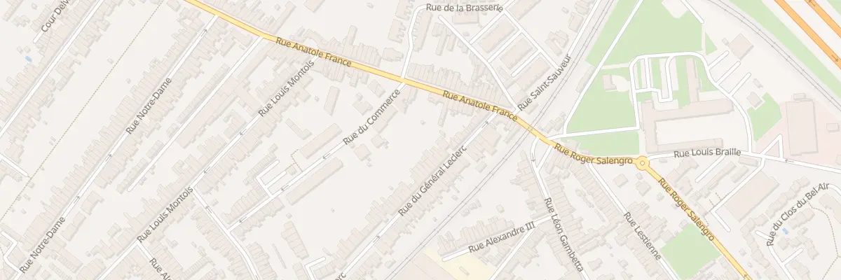 Plan du 183 Rue du Général Leclerc à Ronchin
