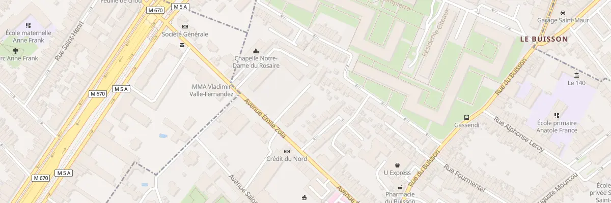 Plan du 49 Av Emile Zola à Lille