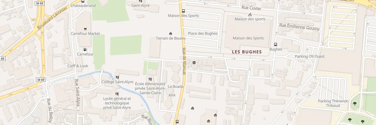 Plan du 48 Rue de Blanzat à Clermont-Ferrand