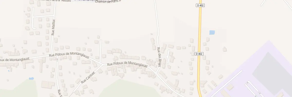 Plan du 18 Rue Pidoux de Montanglaust à Coulommiers