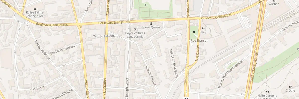 Plan du 23T Rue du Tonnet à Clermont-Ferrand