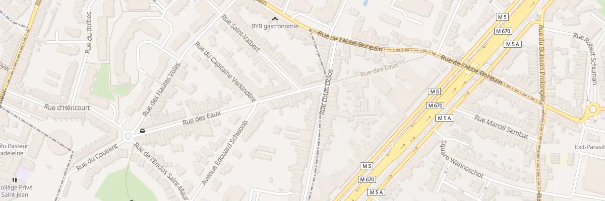 Plan du 50 Rue des Eaux à Marcq-en-Barœul