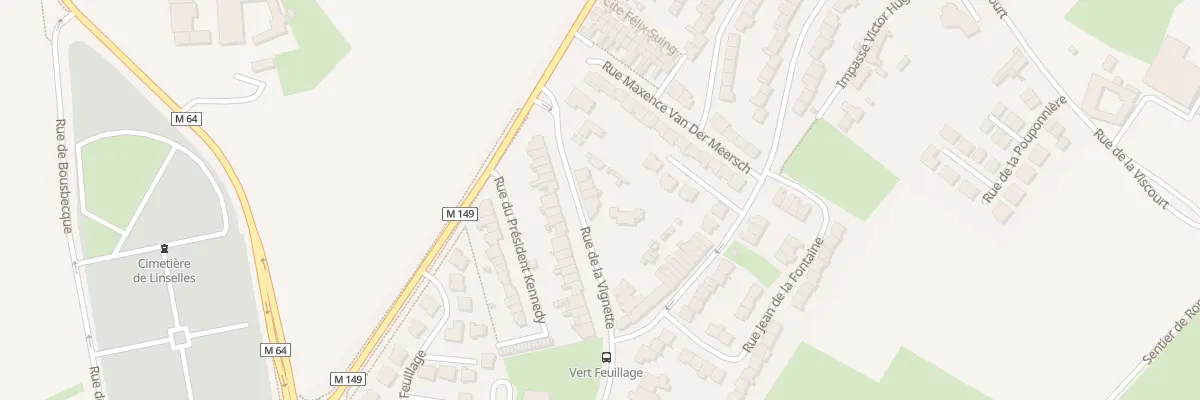 Plan du 30 Rue de la Vignette à Linselles