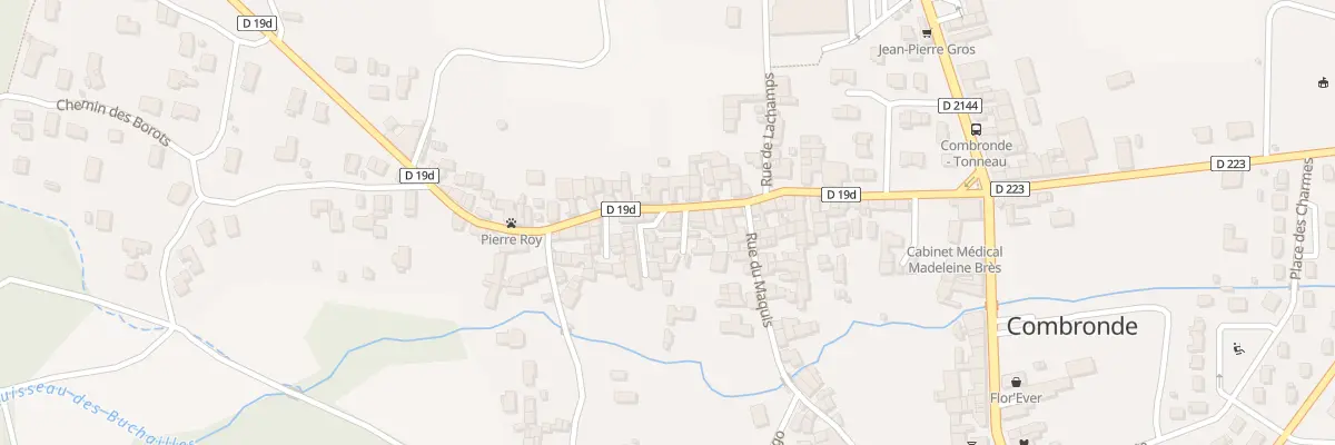 Plan du 53 Rue du Gen Tailhardat à Combronde