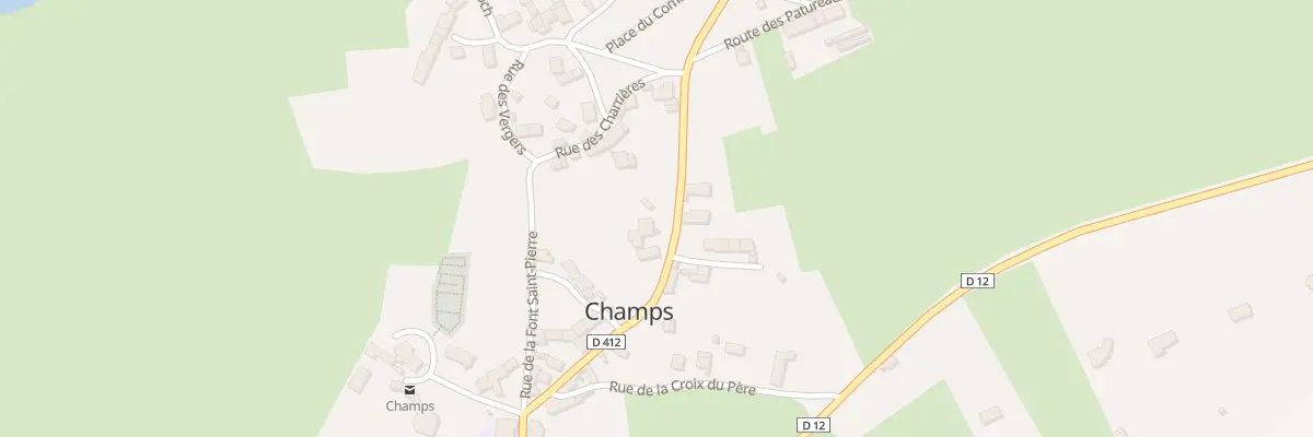 Plan du 27 Rte d’Ebreuil à Champs