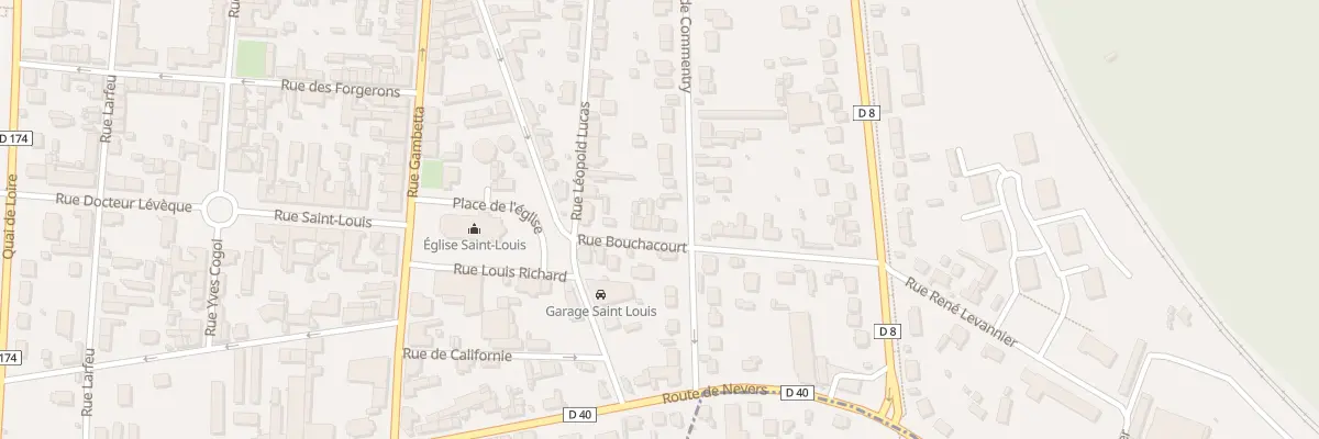 Plan du 5 Rue Bouchacourt à Fourchambault