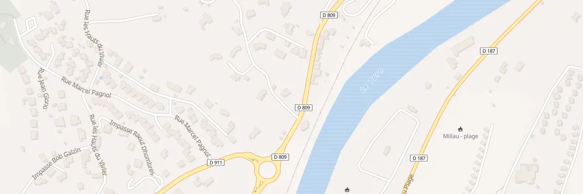 Plan du 32 Rue de Fontenay à Millau