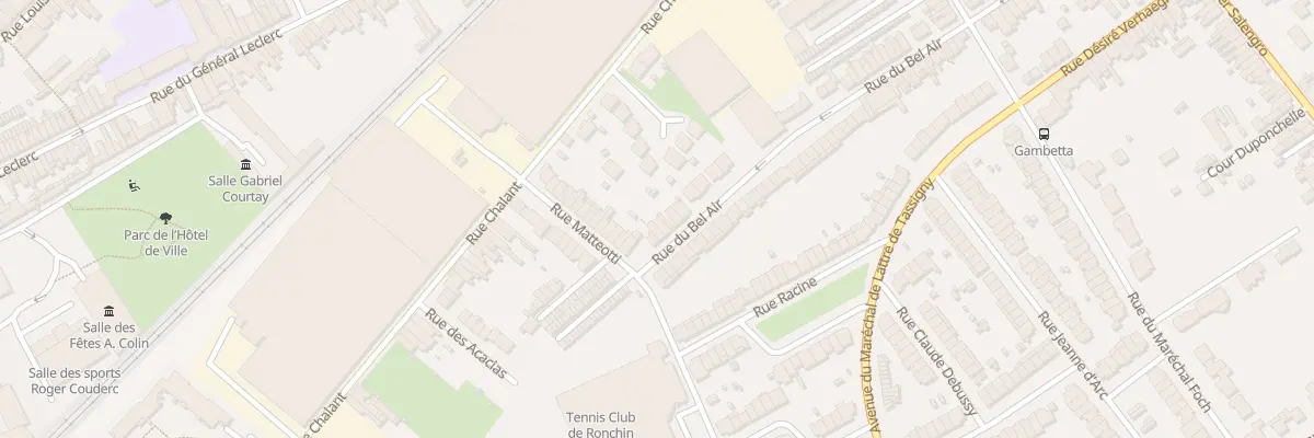 Plan du 116 Rue du Bel Air à Ronchin