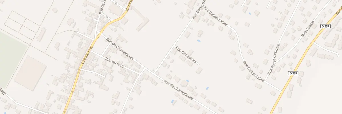 Plan du 11 Rue Genestrats à Villeblevin