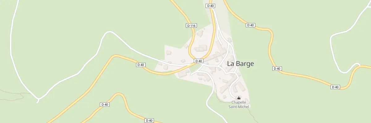 Plan du 6005 La Barge à Alleuze
