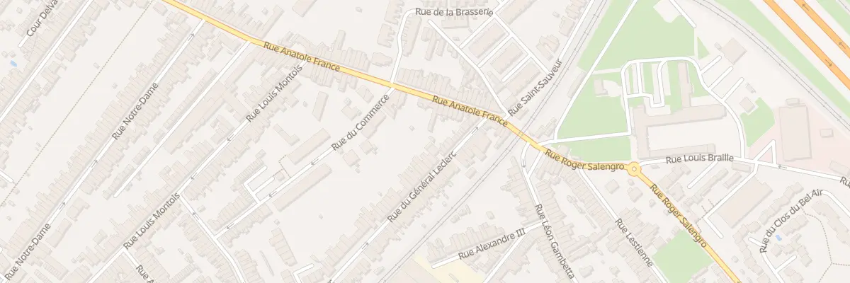 Plan du 187 Rue du Général Leclerc à Ronchin