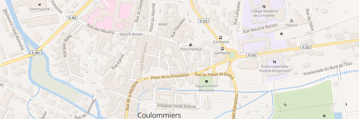 Plan du 7 Rue Ernest Dessaint à Coulommiers