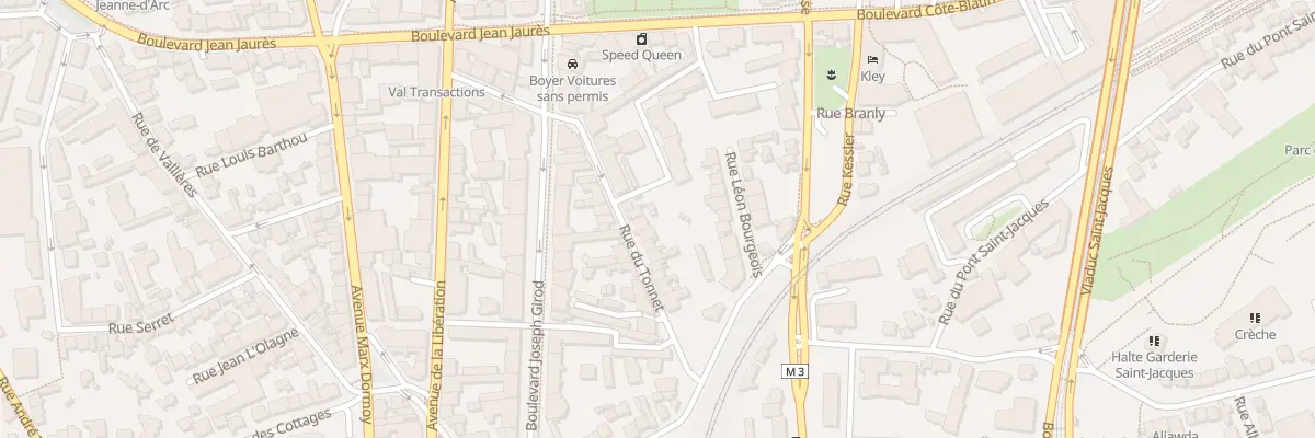 Plan du 29 Rue du Tonnet à Clermont-Ferrand