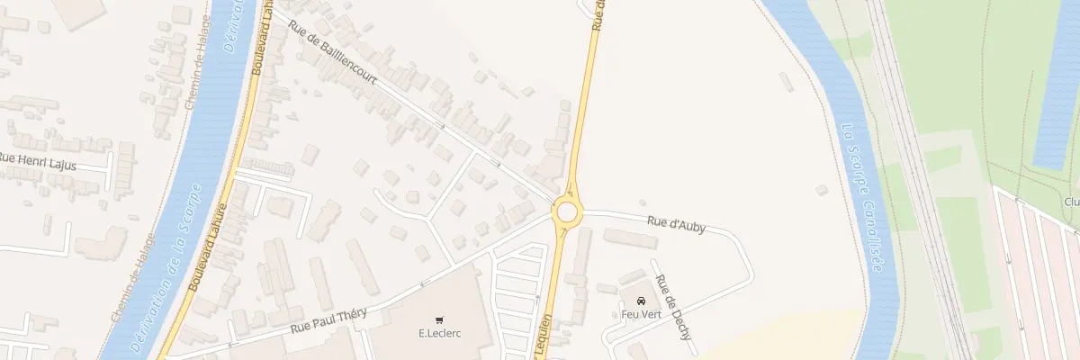 Plan du 18 Rue de Bailliencourt à Douai