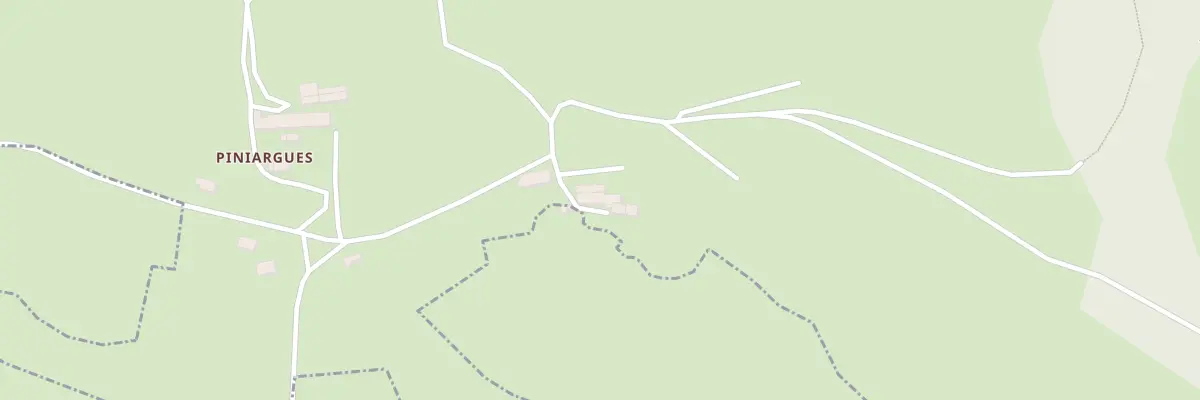 Plan du 7 Piniargues à Talizat