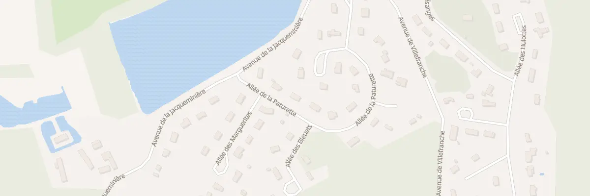 Plan du 5 All de la Paturette à Courtenay