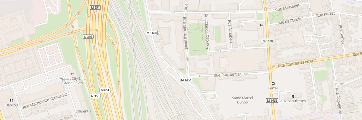 Plan du 36 Rue Maurice Ravel à Lille