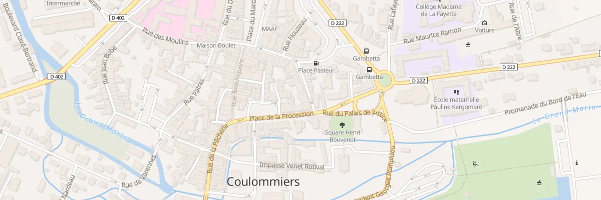 Plan du 3 Rue Ernest Dessaint à Coulommiers