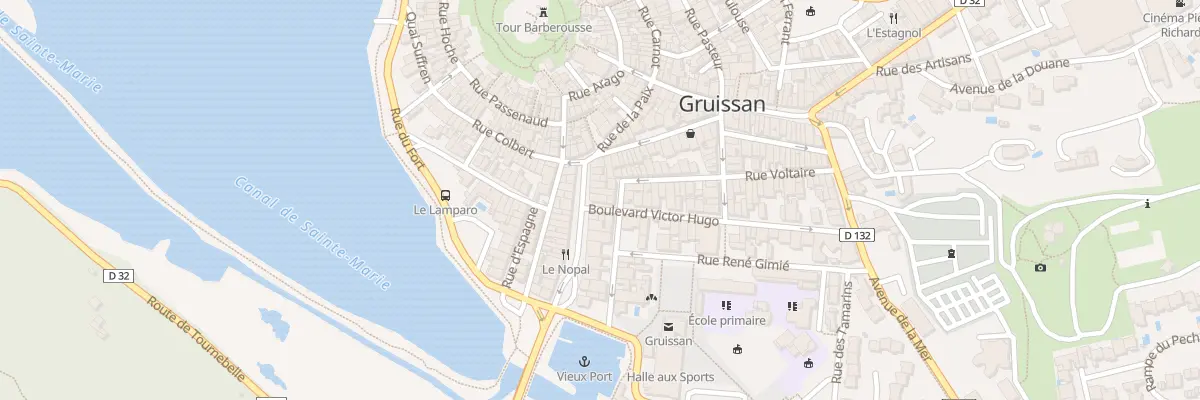 Plan du 10 Av General Azibert à Gruissan