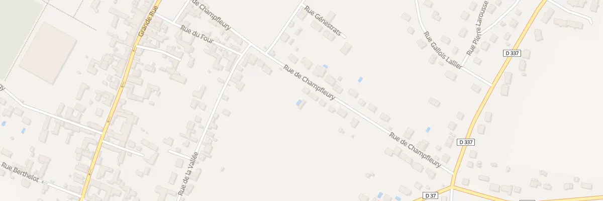 Plan du 272 Rue de Champfleury à Villeblevin