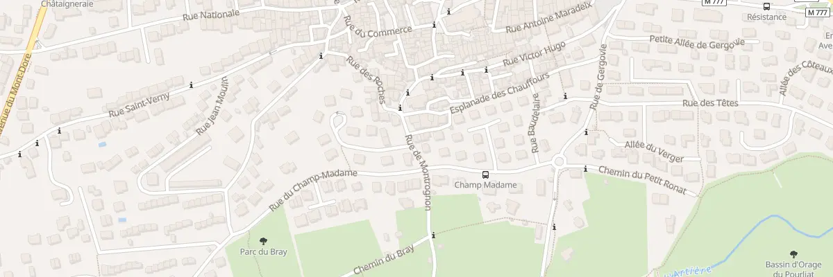 Plan du 23 Rue de Montrognon à Beaumont