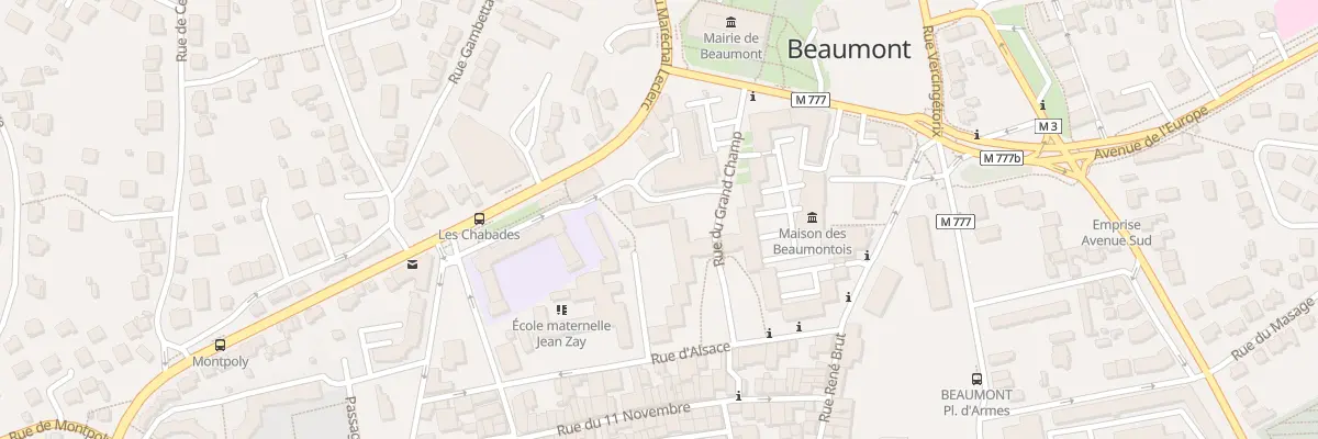 Plan du 6 Rue du Grand Champ à Beaumont