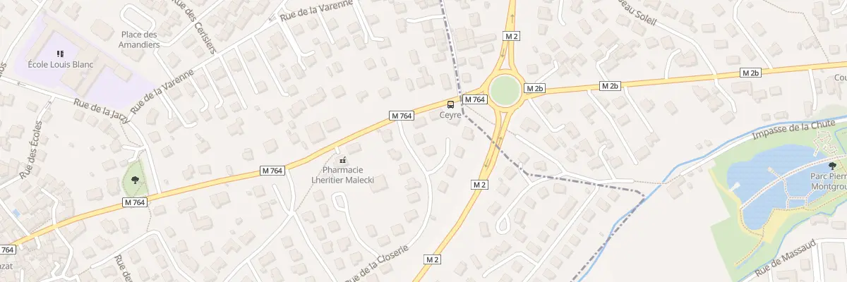 Plan du 29 Rue de la Closerie à Blanzat
