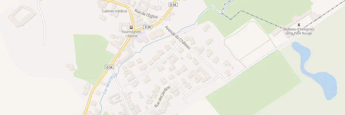 Plan du 8 Che Madame à Tourmignies